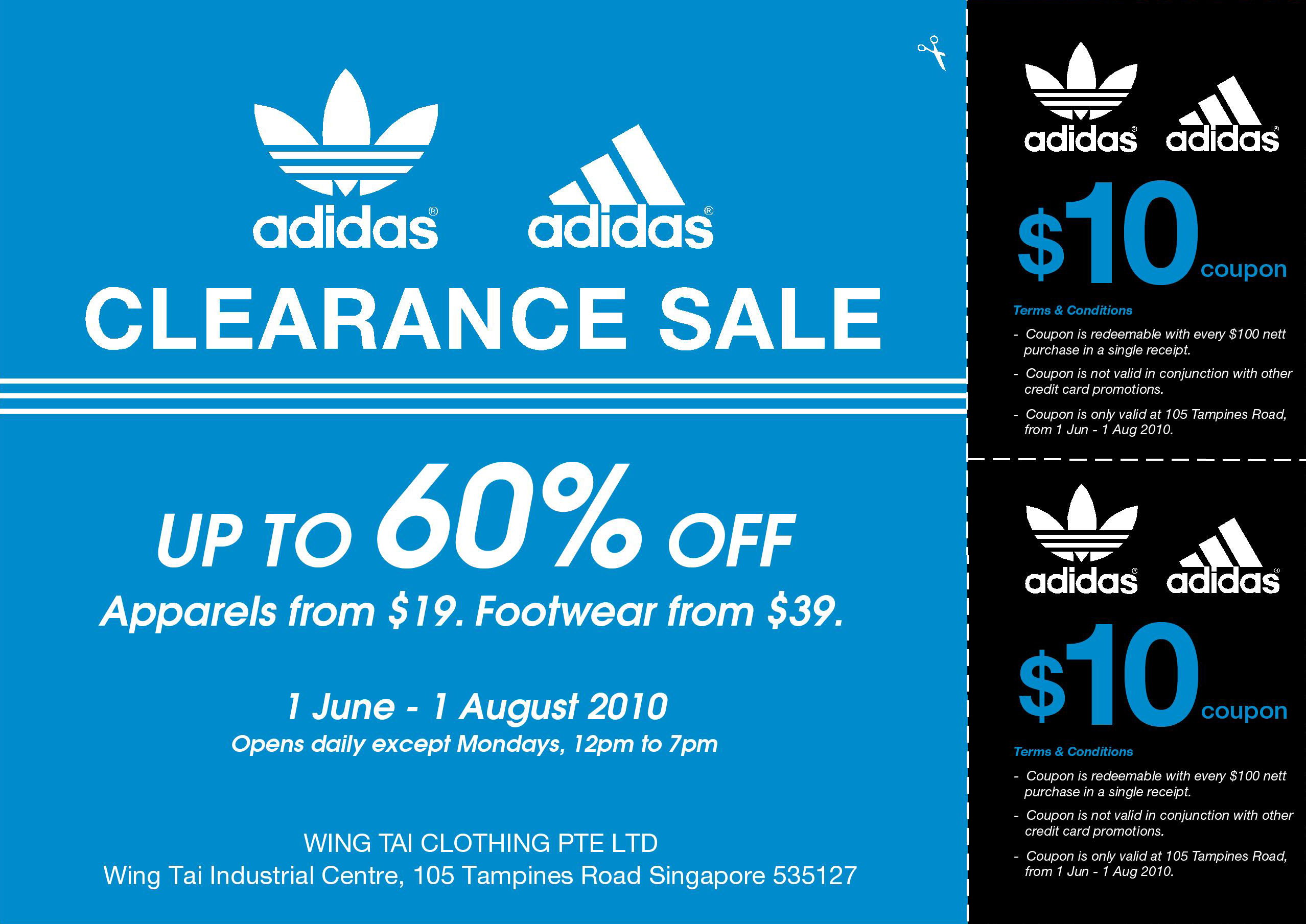 adidas outlet sale today